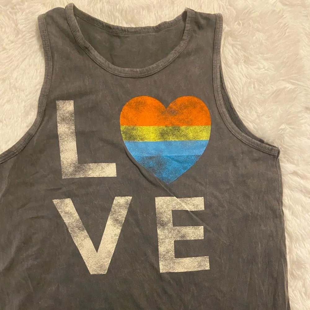 LOVE Mineral Wash Graphic Print Dress - Picture 5 of 8